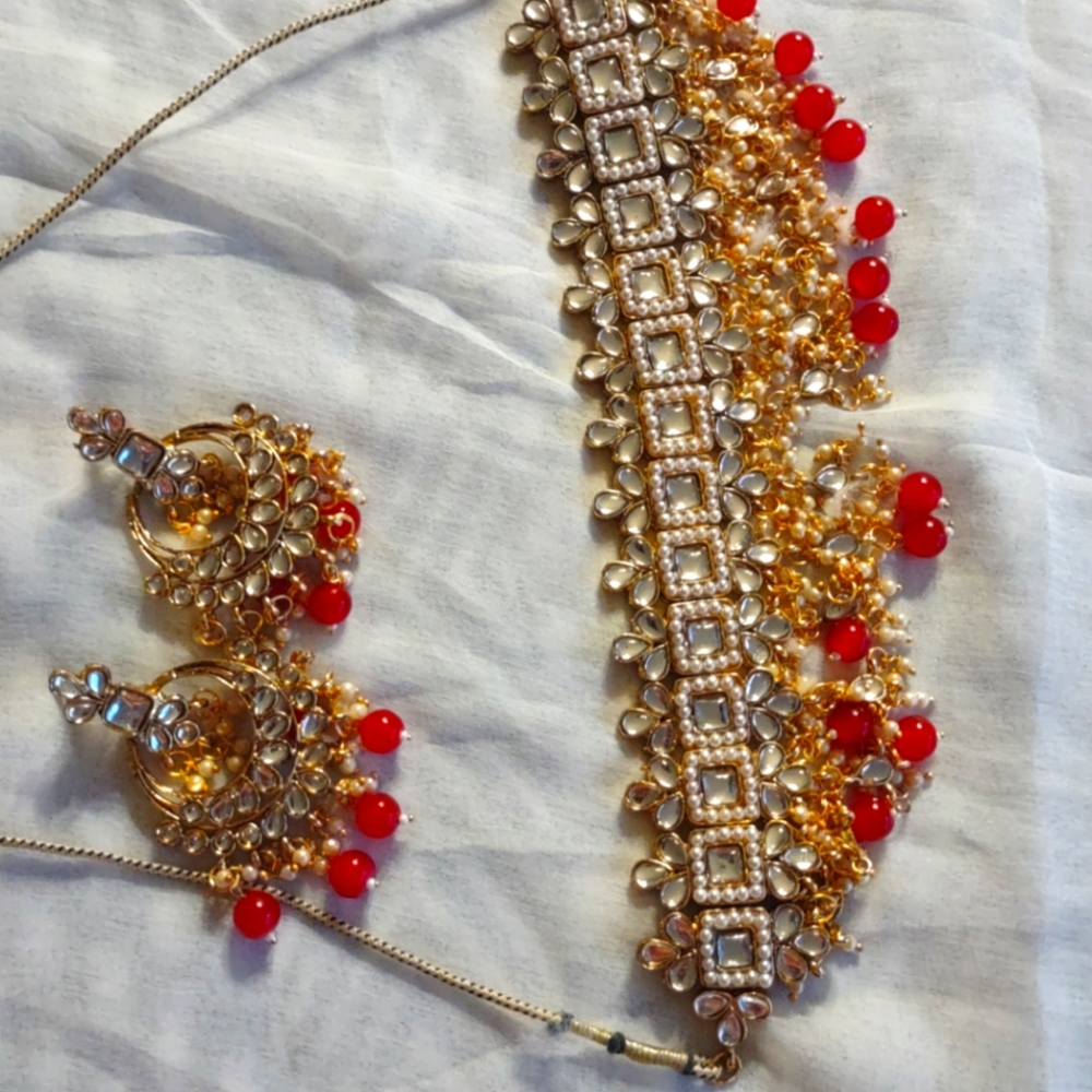 Traditional Indian Kundan Set
